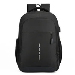 Mochila Ultra Leve para Homens, Mochila Impermeável Para Notebook, Saco De Livro Elegante, 15,6