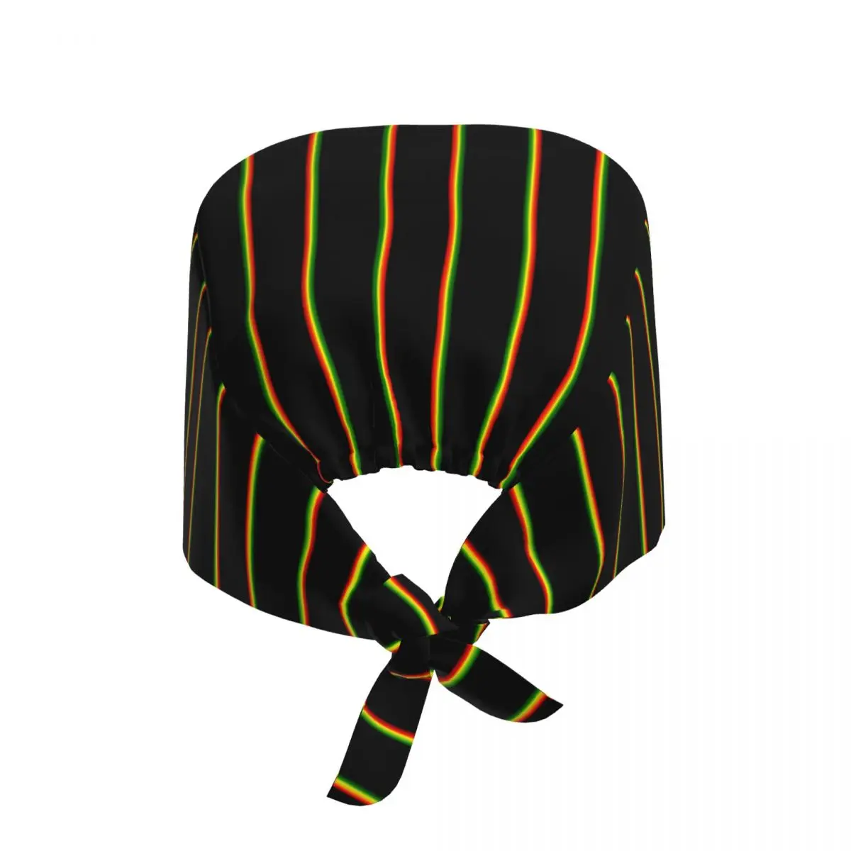 Custom Reggae Rasta Stripe Colors Pattern Cleaning Working Cap Cool Jamaican Jamaica Proud Scrub Cap Surgicals Hat Nurse Scrubs view 2