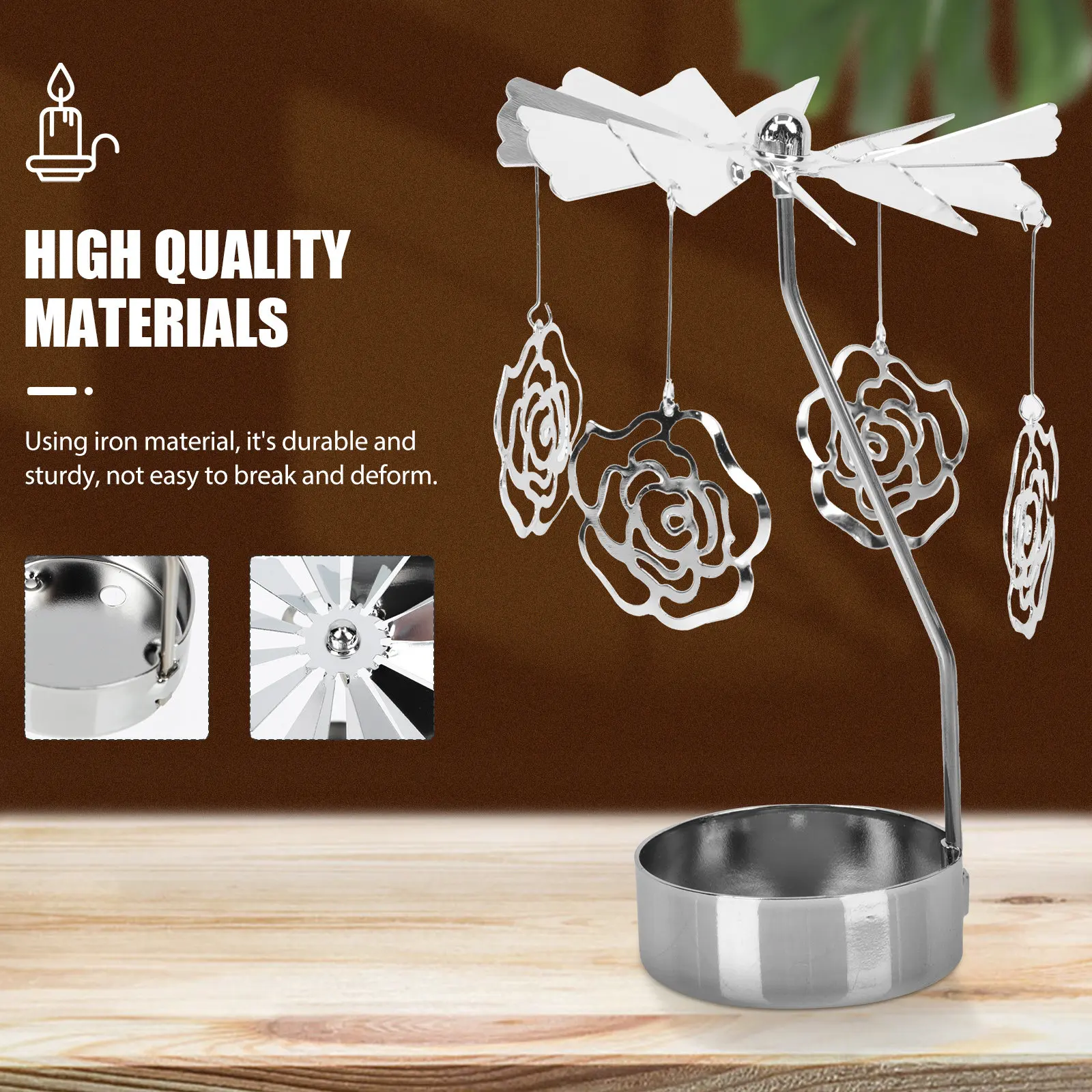 Home Bar Set - 2Pcs Iron Holder Set Premium Decorative