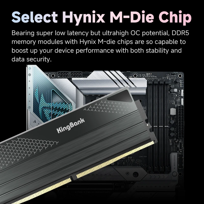 KingBank CL38 memoria ram DDR5 RAM Memory DDR5 RAM PC 24GBX2 48GB 8000MHz 8000 MHz RAM for Desktop gaming computer Hynix M die