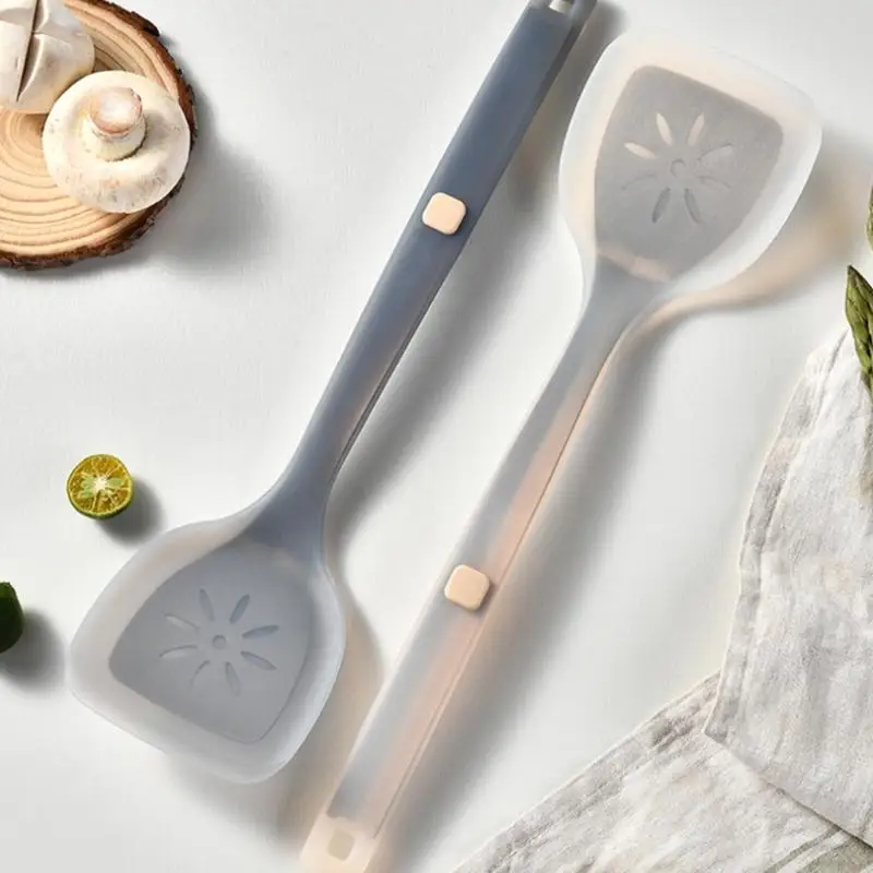 KX4B крупные силиконовые приготовления пищи Spatulas из нержавеющей стали ядра, не являющаяся назолом