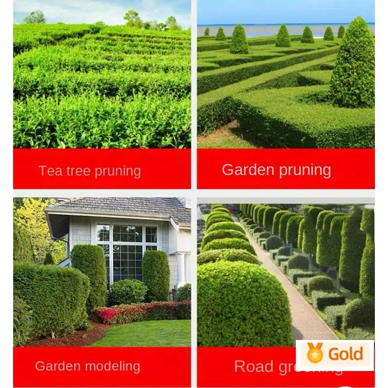 CheapTwo-Stroke Benzina Doppia Lama Luce Tagliasiepi Tea Tree Trimmer Zaino Giardino Ramo Spesso Trimmer Electri