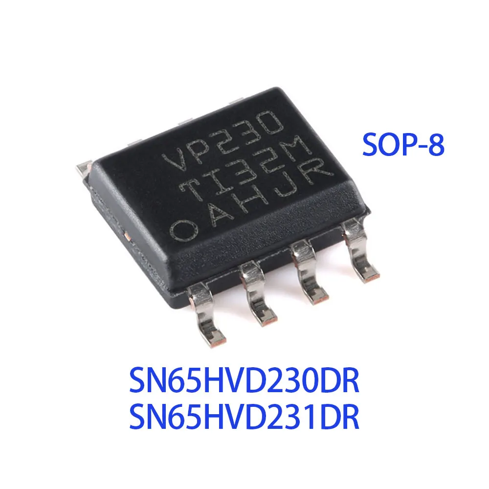 10PCS SN65HVD230DR SN65HVD231DR 65HVD230 65HVD231 VP230 VP231 SOP8 IC Chip