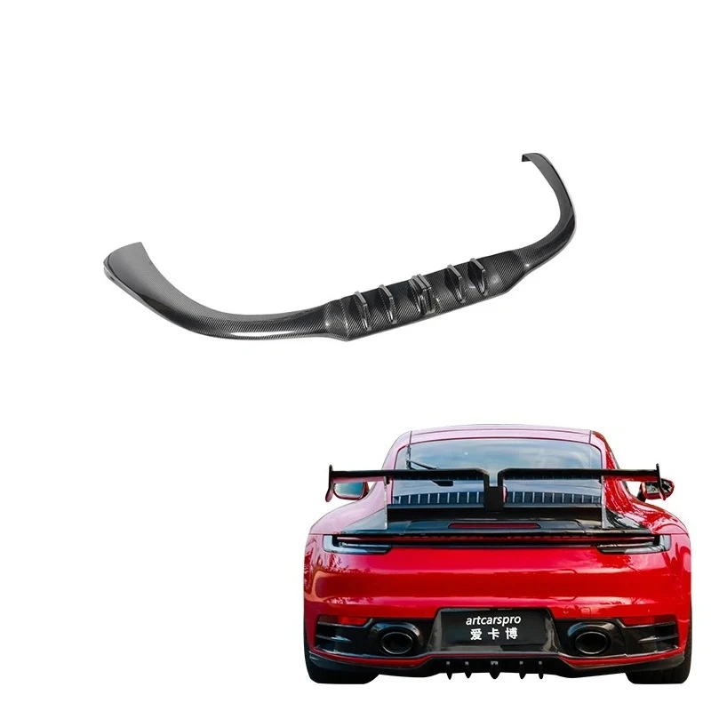 

Автомобильные детали Langyu, карбоновый задний фартук-сплиттер, обновление 007, задняя губа для 911 922, задний диффузор