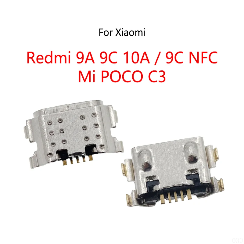 50 SZTUK/Partia Złącze Portu Ładowania Micro USB Do Xiaomi Redmi 9A 10A 9C NFC Mi POCO C3 Pocophone — zdjęcie 5