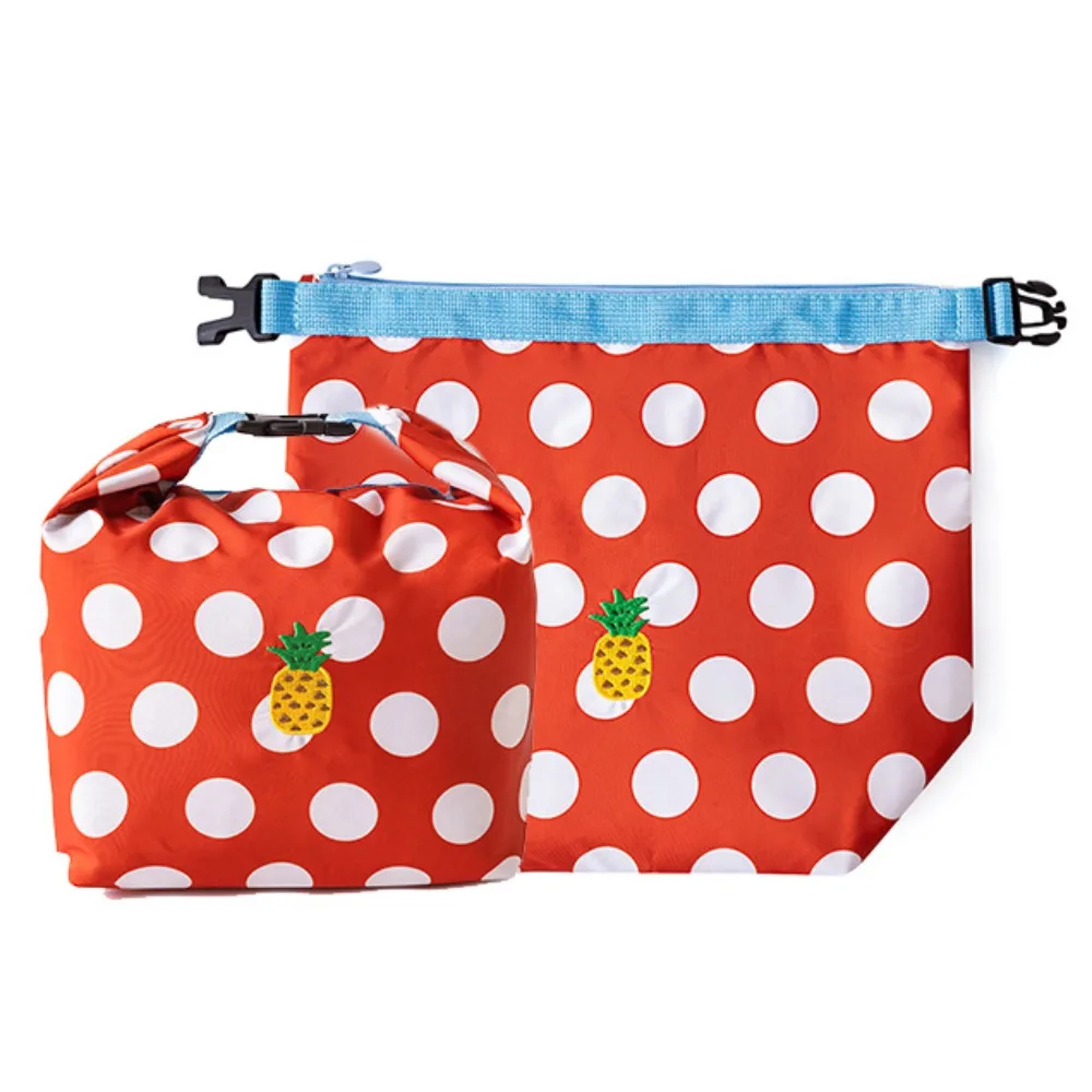 Fashion Portable Lunch Box Bag Large Capacity Foldable Insulated Tote Bag with Handle Waterproof Lunch Pack Picnic