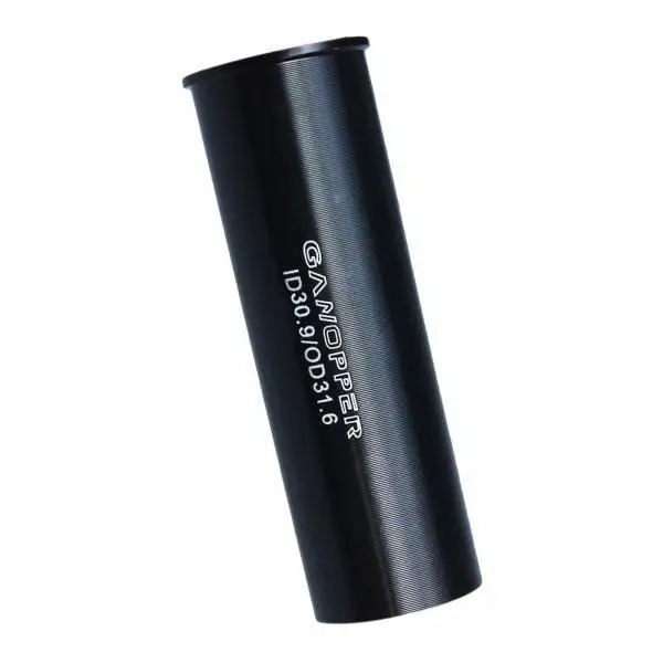 Road Bike Seatpost Adapter Black Aluminum Shim Tube Seat Post Converter for MTB BMX Bicycle Spare Parts Supplies