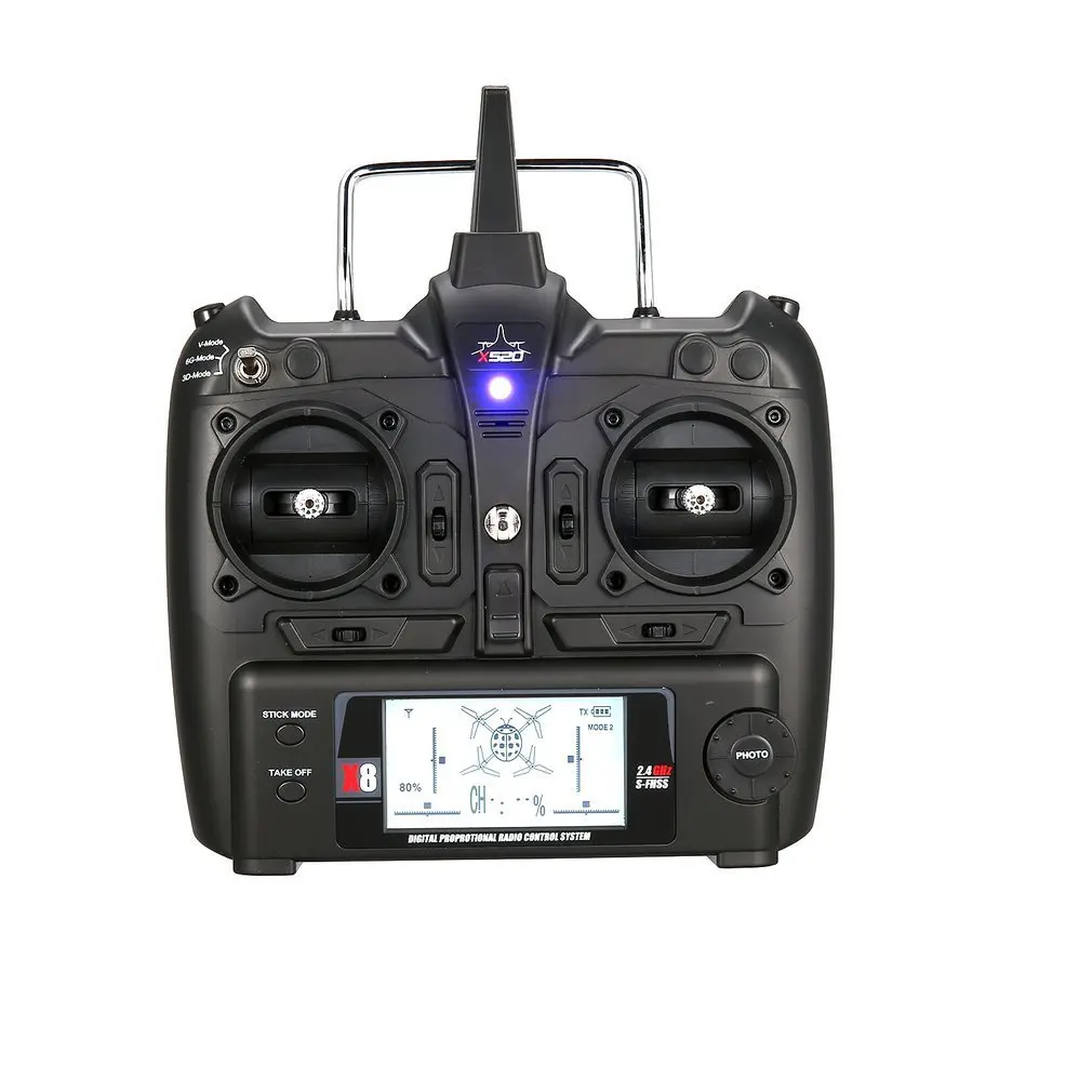 XK X8 Transmitter Controller For WLtoys XK X520 RC Airplane Spare Parts Remote Control