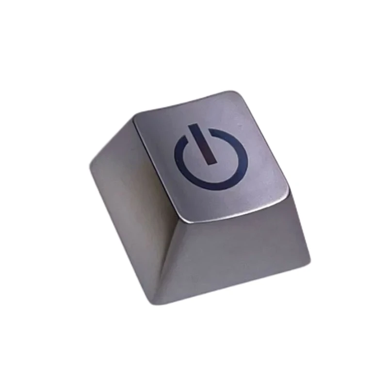 E41W Zinc Alloy Keycap Metal Keycaps with Engraved Switching Pattern For Mechanical Keyboards Enhances Typing