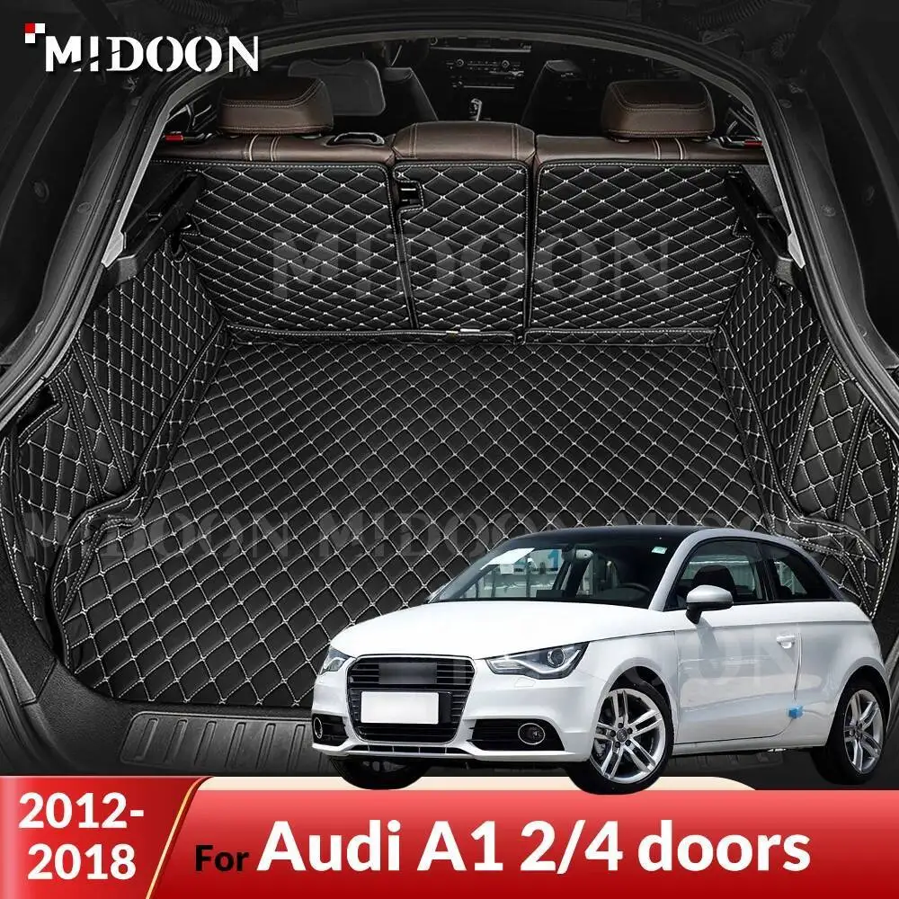

MIDOON For Audi A1 2/4 doors 2012-2018 17 16 15 Auto Full Coverage Trunk Mat Car Protective Pad Cargo Liner Interior Accessories