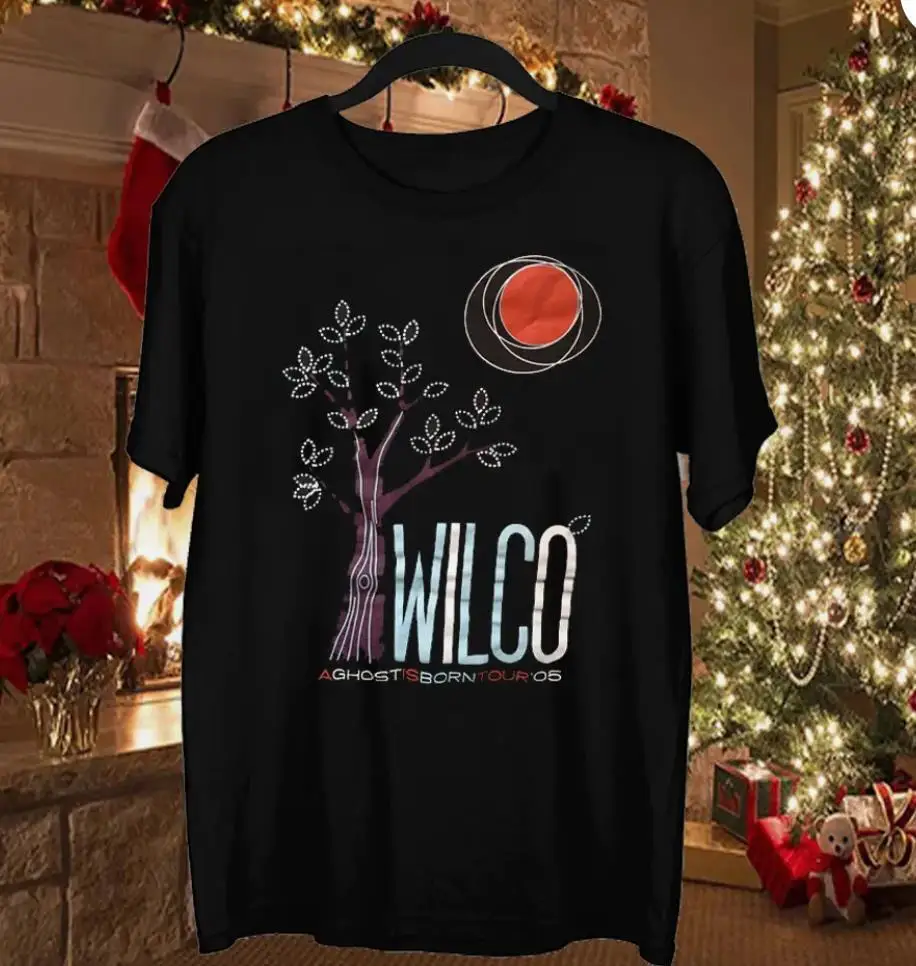 

Wilco Cotton Unisex Black T Shirt All Size