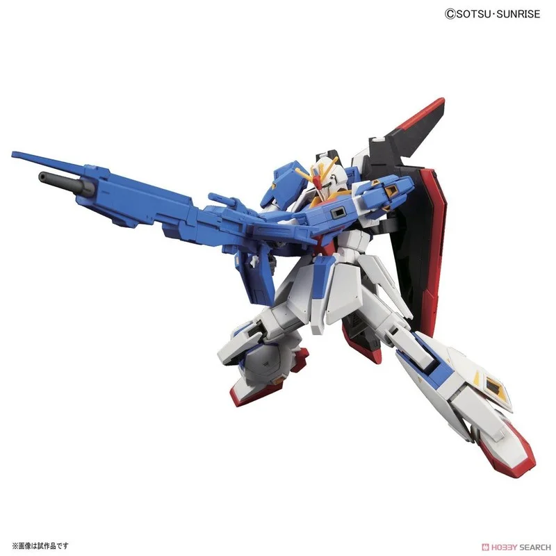 Bandai Gundam Model Kit Anime Figure HGUC 1/144 MSZ-006 ZETA Gundam Genuine Gunpla Model Anime Action Figure giocattoli per bambini