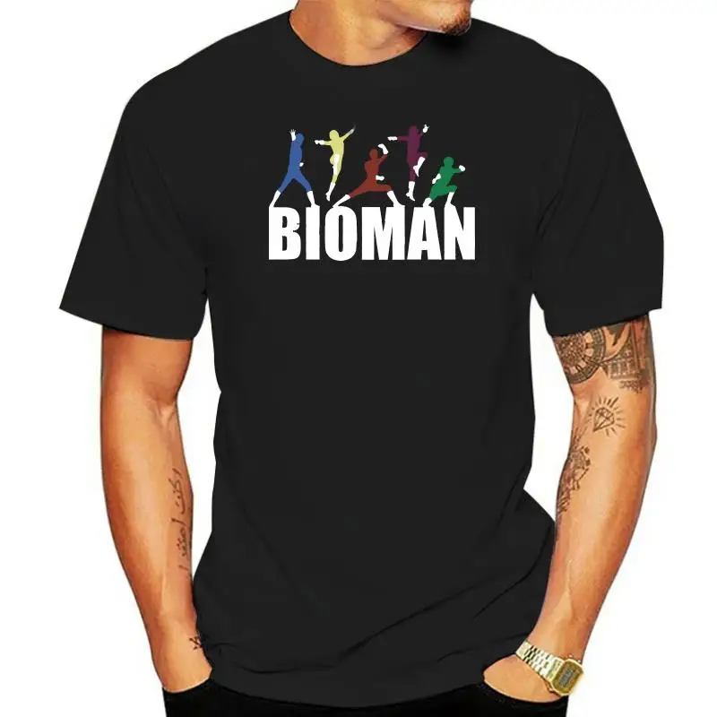 Men T Shirt bioman black t-shirt tshirts Women T-Shirt