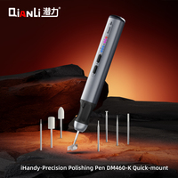 QIANLI DM460-K Intelligent Electric Polishing Pen Speed Adjustable Mini Grinder for Polishing Cutting Carving Disassemble Repair