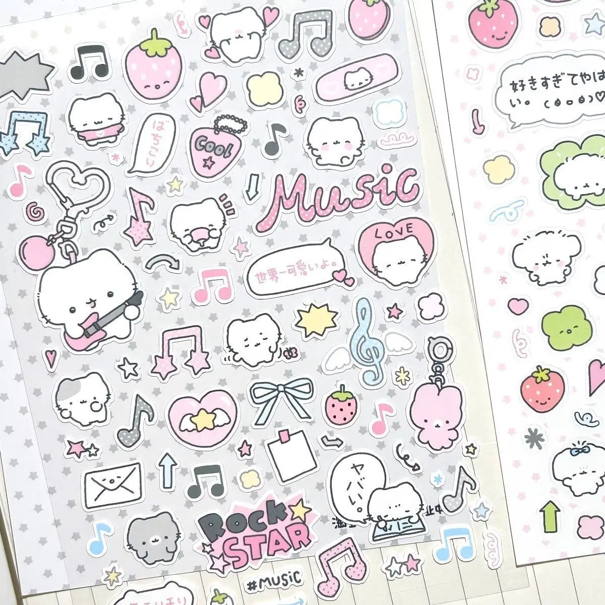 1 Stück Süßer Engel Haustier Anhänger Aufkleber Set DIY Scrapbooking Deko für Handyhülle, Rückseite, Karte, CCD-Kamera, Ästhetische Dekorationen – Detail 4