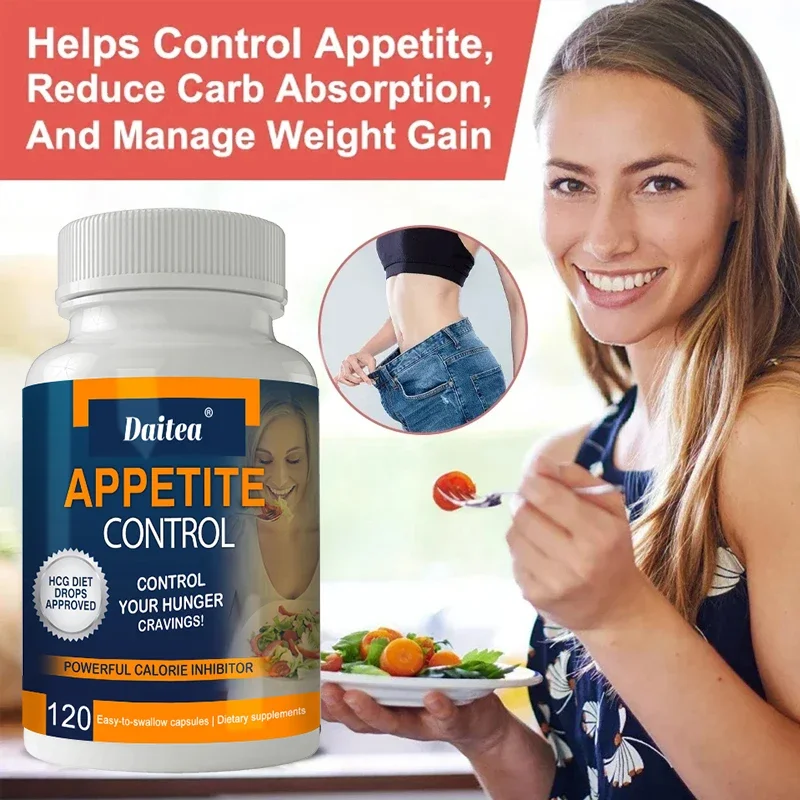 Daitea Appetite Control Capsules - Organic Vitamin C, Metabolism, Weight Management, Powerful Calorie Suppressant