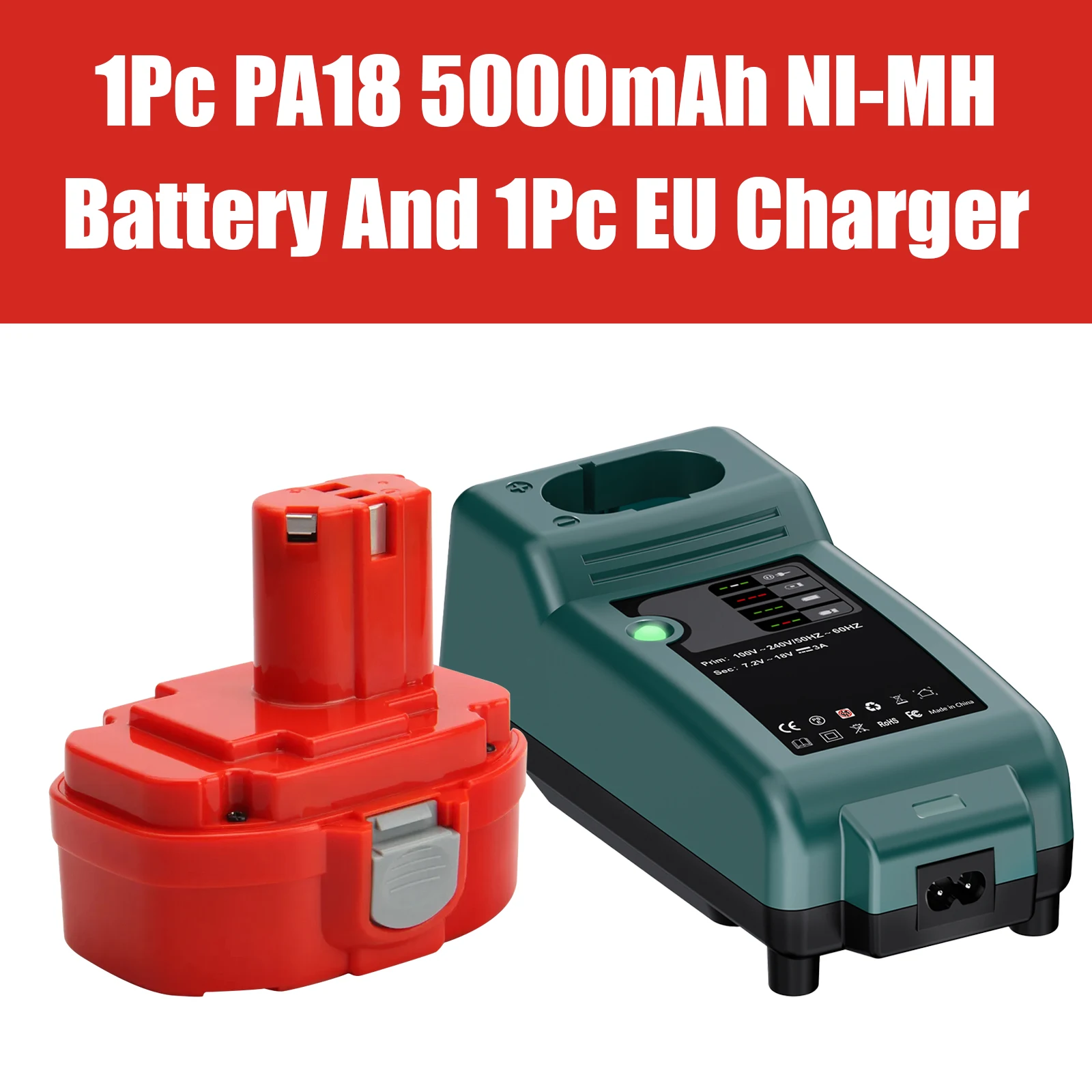 BATTOOL 18V 5.0Ah バッテリーマキタ PA18 1822 1823 1834 1835 192827