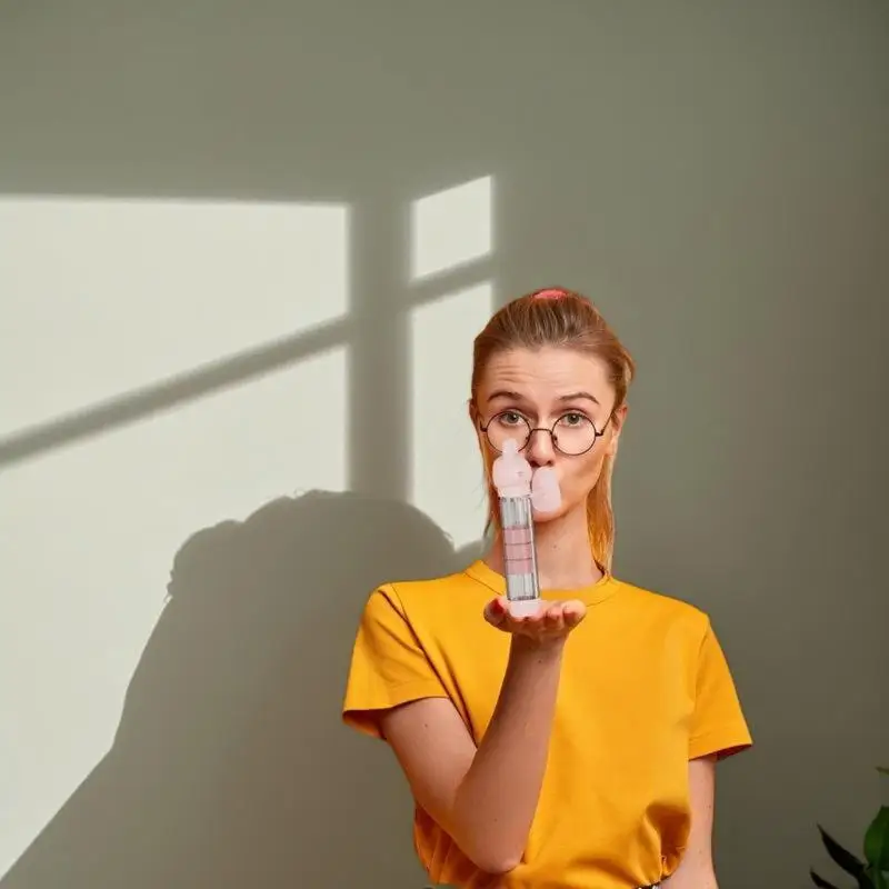 1 قطعة جهاز تمرين التنفس مع عداد؛ ميزة تجديد الجلد والدمبل المقاوم القابل للتعديل #5