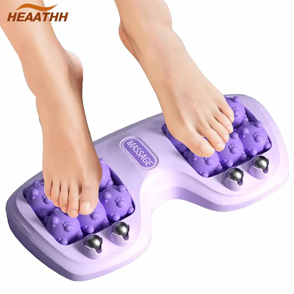 

Dual Foot Roller Massager Acupressure Trigger Point Therapy for Men Women Plantar Fasciitis,Heel Foot Arch Pain,Muscle Recovery