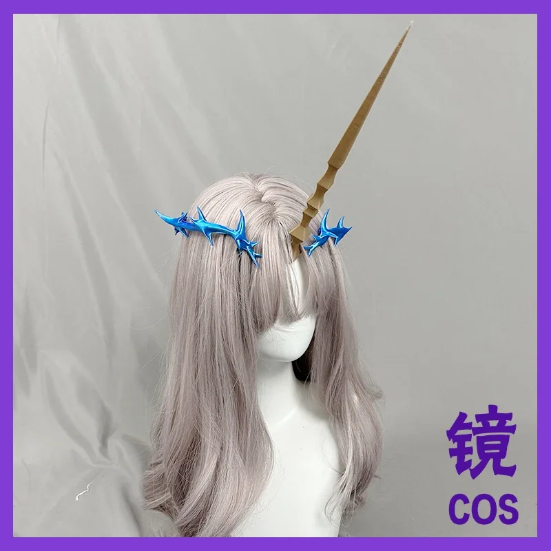 

Cartethyia Horns Halo Props Headwear FleurdelysGame Wuthering Waves Cosplay Headdress Accessories for Halloween Christmas Party