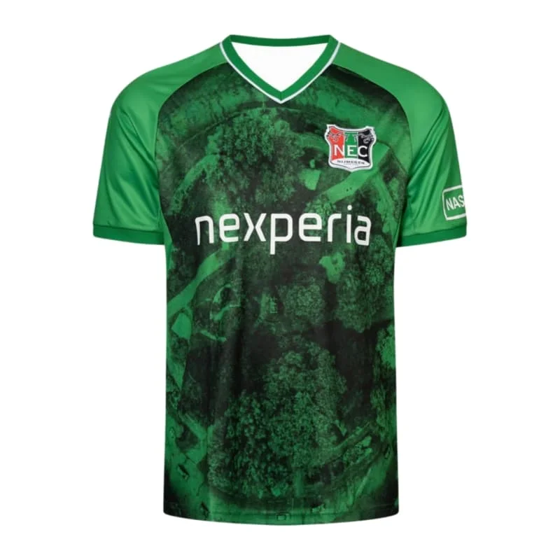 Neue 2026 NEC Nijmegen 2026-27 Saison Heim- und Auswärts-Fußballtrikots, atmungsaktive Kurzarm-Sporttrikots für Erwachsene/Kinder, Familien-Set – Detail 7