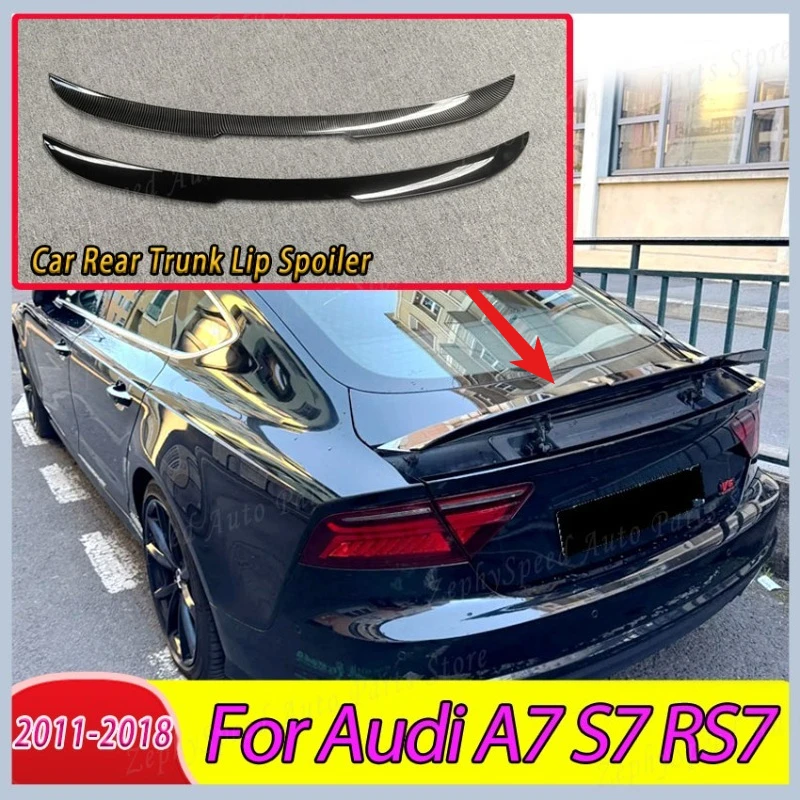 

Спойлер на крышку багажника для Audi A7 S7 RS7 2011-2018, внешний тюнинг, аксессуары для кузова, комплект для седана