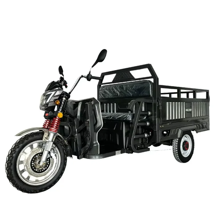 Heavy-Duty Electric Tricycle 1.6m Cargo 3-Wheel Motorcycle Open Body Electric Triciclo with 60v Voltage