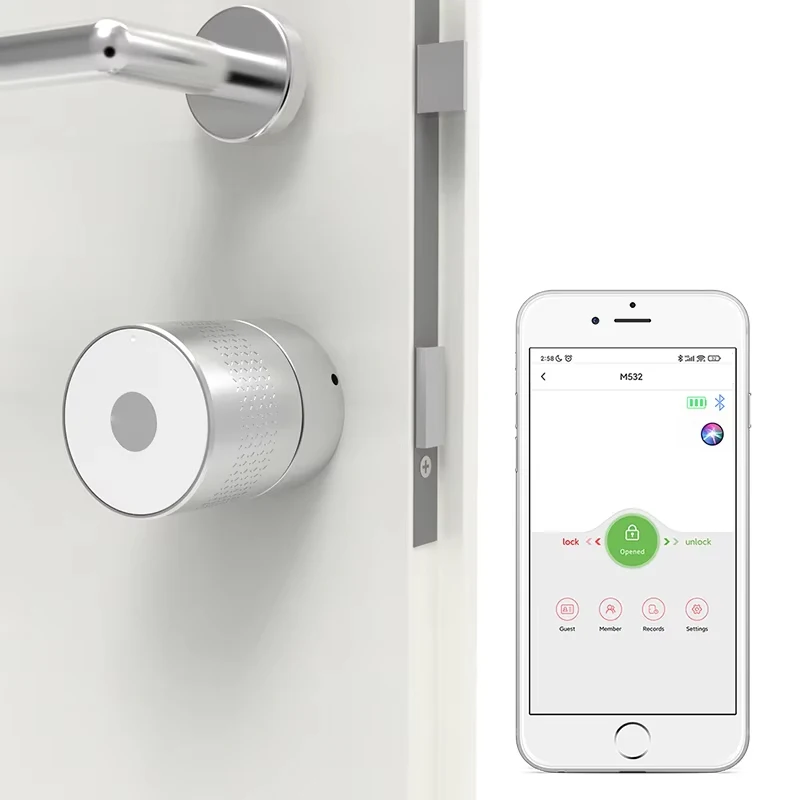 

Smart Sensor Auto Lock Without Drilling Electronic Keyless Smart Lock for Home Door