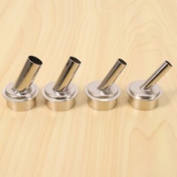 7Pcs 45 Degree Bent Curved Heat Nozzle 2.5/3/4/6/7/9/12Mm Hot Air Nozzles For QUICK 861DW Soldering Station-New