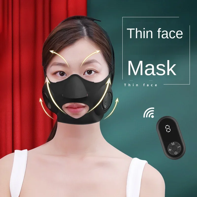 Das neue Gesichts massage gerät ems Facelifting-Instrument Haushalts schönheits instrument Maske heben Mikros trom elektrisches V-Face-Instrument