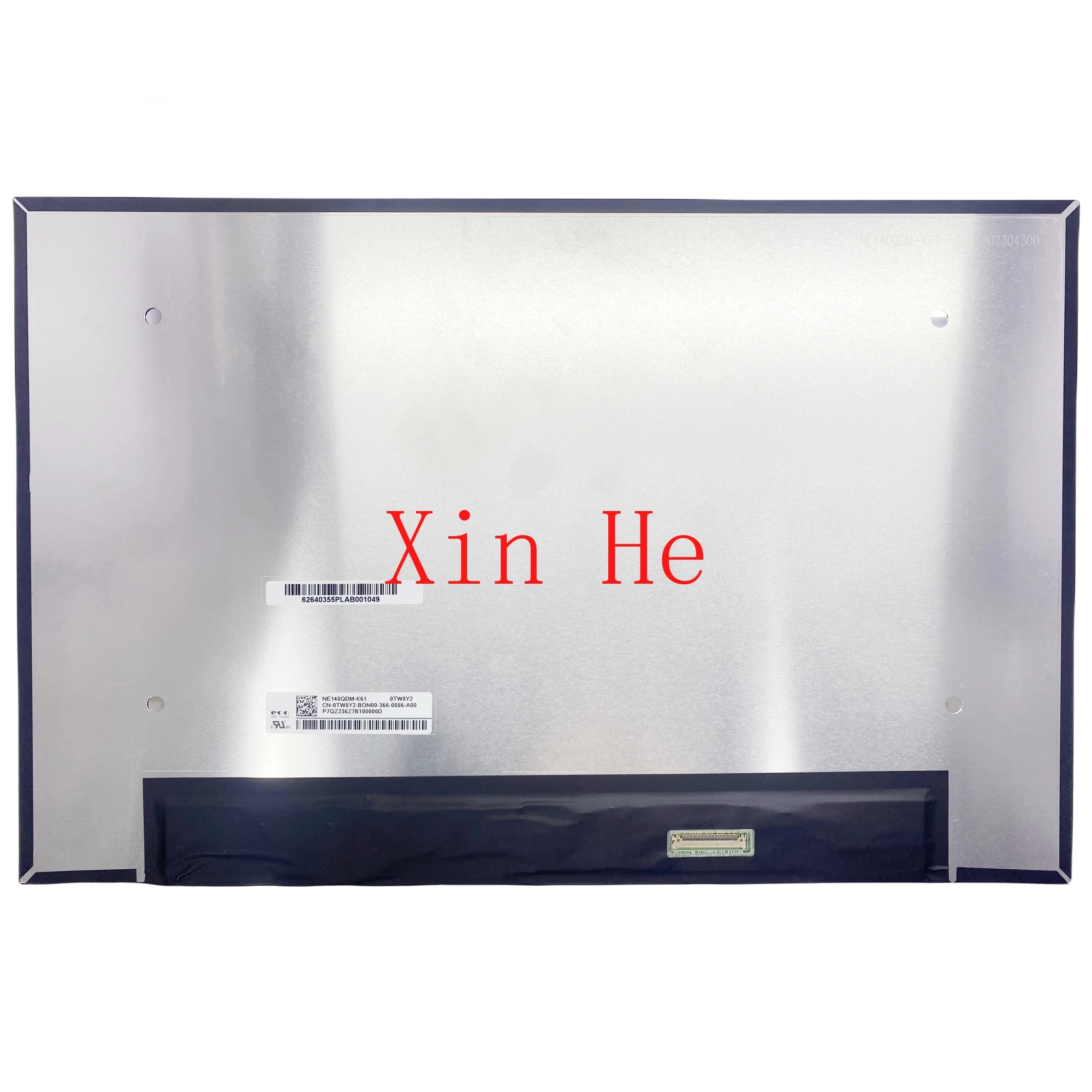 

14.0'' NE140QDM-K61 NE140QDM K61 Laptop LCD Touch Screen Display Panel Replacement 2560x1600 0TW8Y2