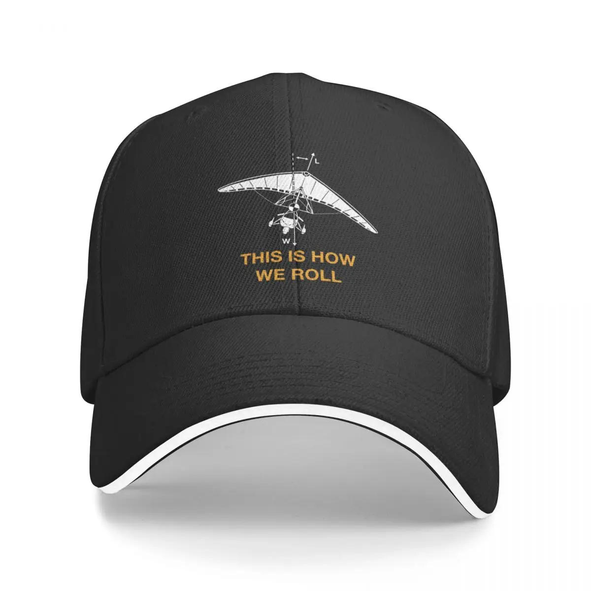 

This is How We Roll - Ultralight Trike Aircraft Baseball Cap Brand Man cap Golf Cap Trucker Mens Caps Women's