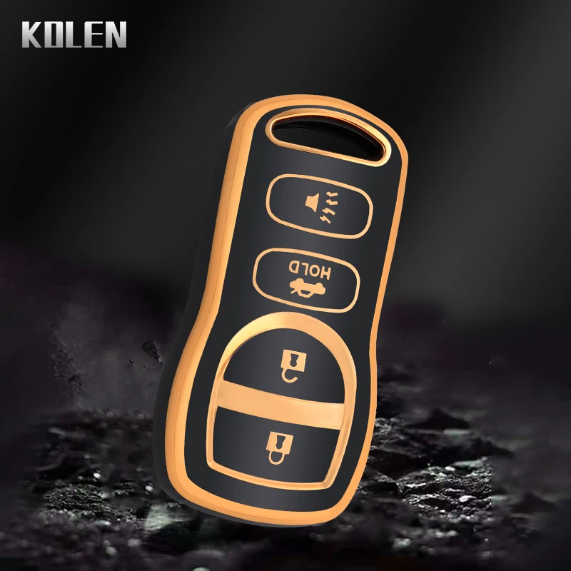 TPU Car Key Cover Case Shell Fob For Nissan Armada Frontier Murano Pathfinder Quest Titan Xterra X-trail T30 Tiida Infiniti QX56