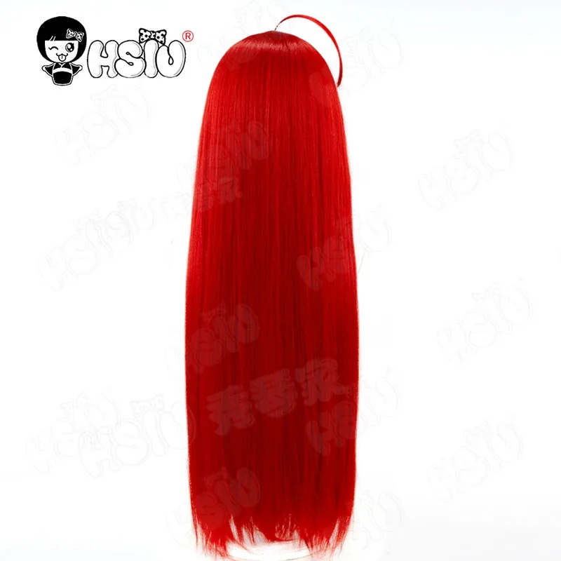 CyHindenburg Cosplay Wig Fiber synthetic wig「HSIU」Red long Wig Game Azur Lane Hindenburg Hildegard‌ Cosplay Wig
