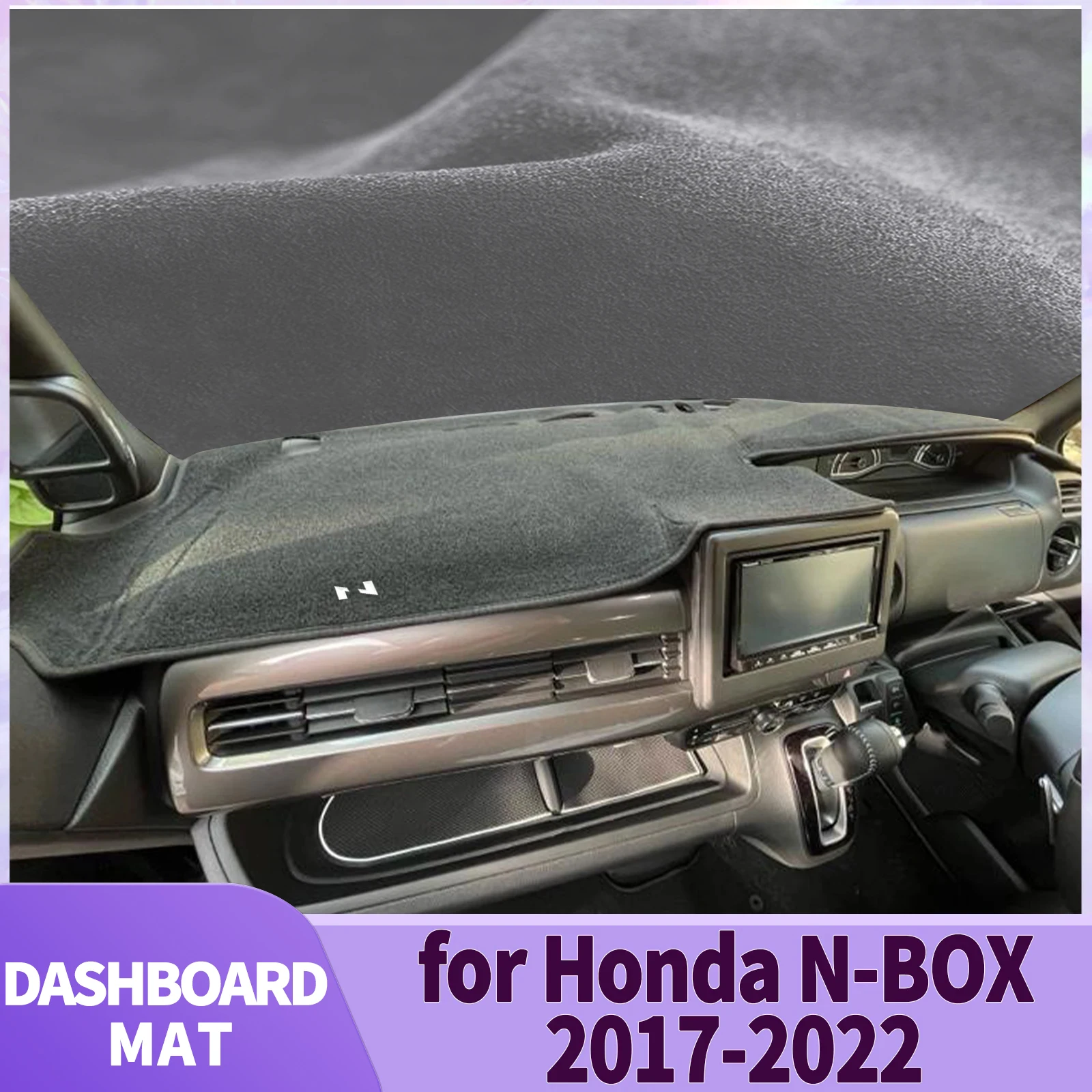 

fit for Honda N-BOX 2017-2022 NBOX N BOX JF3 JF4 RHD Accessories Dashmat Dashboard Cover Pad DashMat Sunshade Protective Carpet
