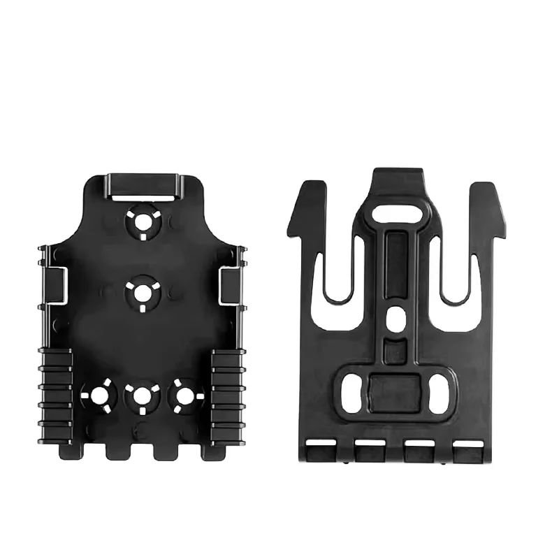 Sistema di bloccaggio tattico. Base adattatore per gamba per fondina da caccia, kit QLS 19 22, adattatore in pelle per fondina per pistola