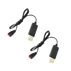 SYMA Drone USB Charger Cable 2Pack 3.7V 1S Replacement Charging Cord for X21 X26 X5HW X5A-1 X5UW X9S X54HW X56W RC Quadcopter