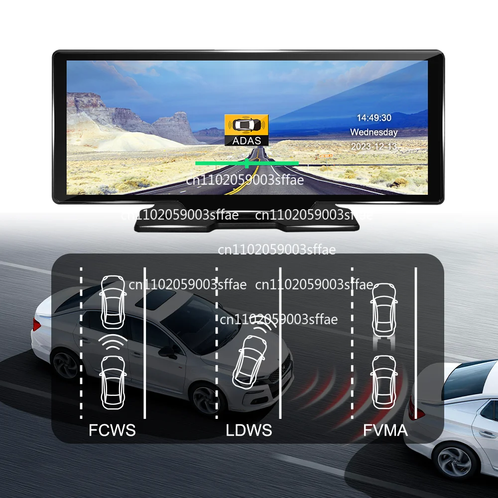 

Портативная навигация для автомобиля на базе Linux с поддержкой нескольких интерфейсов, беспроводным CarPlay и Android Auto, 2 камерами, записью WDR, 4K, 10.26 дюймов