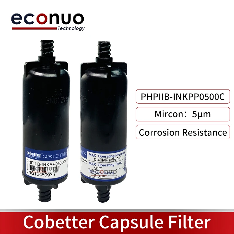 Cobetter 5 Micron Ink Filter Capsule PHPIIB-INKPP0500CC Compatible with Allwin Flora Gongzheng Printer Machine