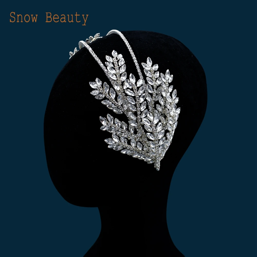 

DZ019 Vintage Baroque Headbands Crystal Bride Headpieces Bridal Hair Jewelry for Women Tiara Headpieces Wedding Hair Accessories