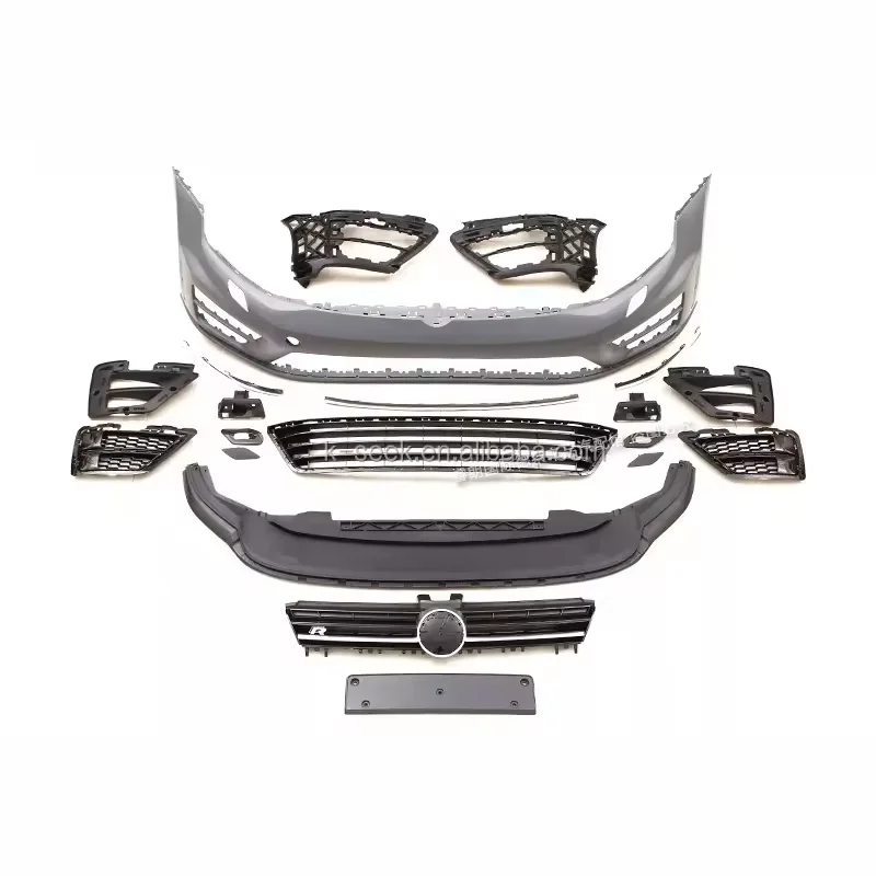 

KSEEK Hot Selling Auto Body Kit Car Front Bumper Assy Facelift for VW Golf VII GTI