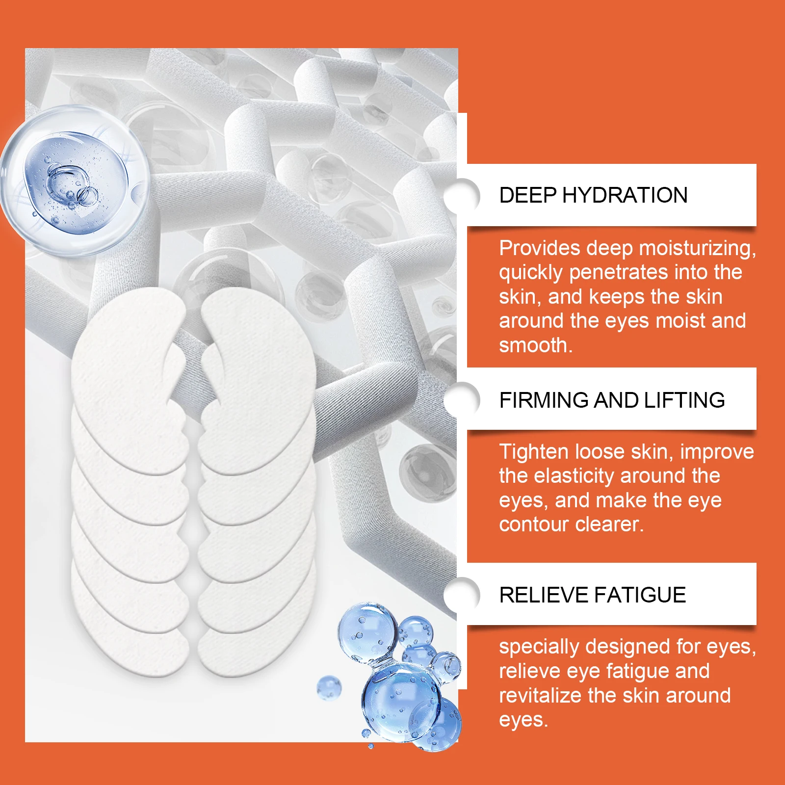 طبقة كولاجين للعين لشد البشرة وترطيبها وإزالة الهالات السوداء وتحسين تتلاشى الخطوط الدقيقة والتجاعيد ضد أكياس الانتفاخ هيدرات #4