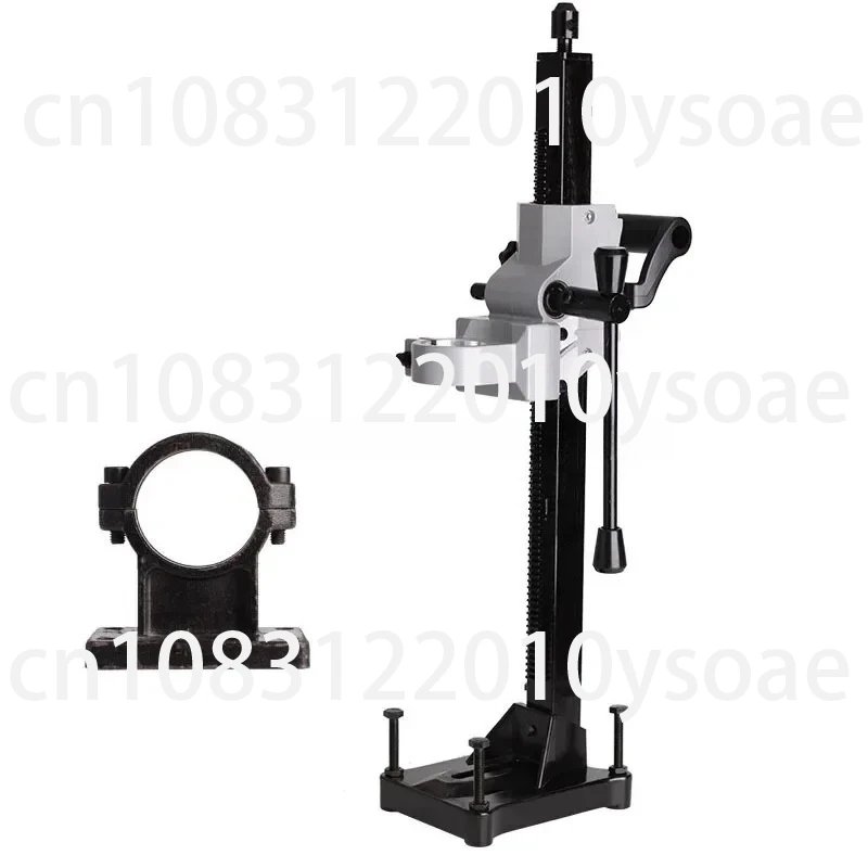 Water drilling rig secondary bracket drilling machine pouring steel telescopic hydraulic ejector to strengthen thick hoop
