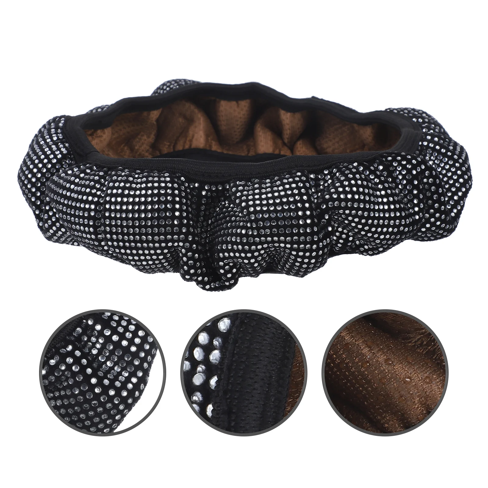 

Car Steering Wheel Cover Exquisite Workmanship Scratch Protection Comfortable Grip Vehicle Interior Upgrade Decorative Auto