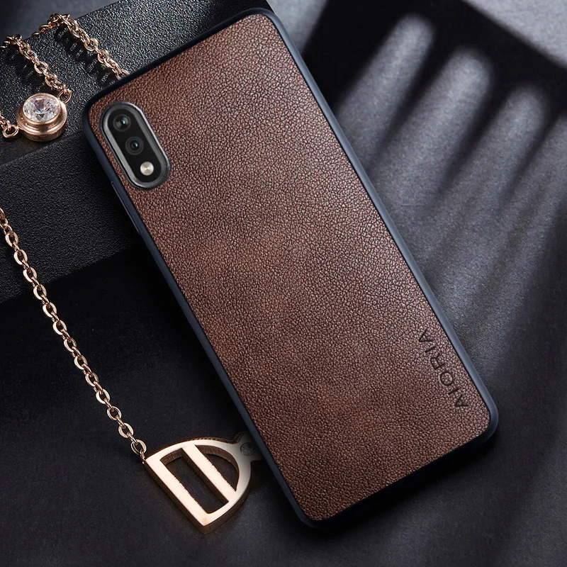 Capa para sony xperia ace2 coque retro negócios couro do plutônio capas de pele para sony xperia ace 2 caso funda capa