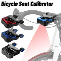 Calibrador de asiento de bicicleta, dispositivo de calibración de sillín de manillar de bicicleta con carga USB, accesorios multifuncionales para mantenimiento de bicicletas