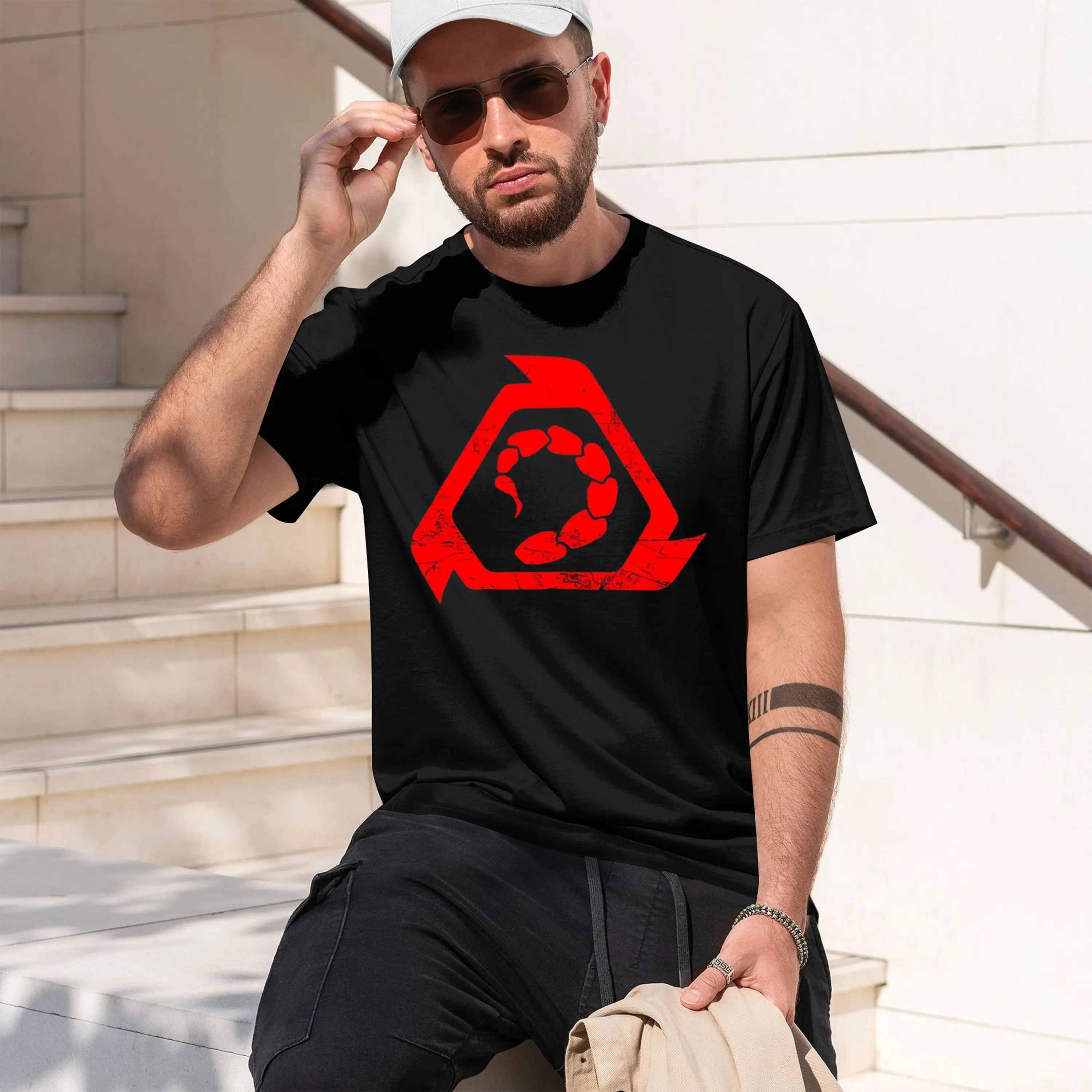 T-shirt Brotherhood of Nod pour adulte, humoristique, tailles variées, Cond Conquer N64, nouveau motif imprimé, vintage, délavé, doux, respirant, extensible, tendance, Nouveauté 2026