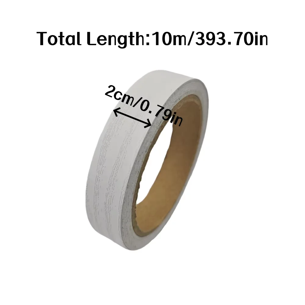 1PC 10mx2cm Self-Adhesive Wood Grain Craft Tape Stickers, Easy to Tear And Stick Removable, for Countertop And Table Edge Protec