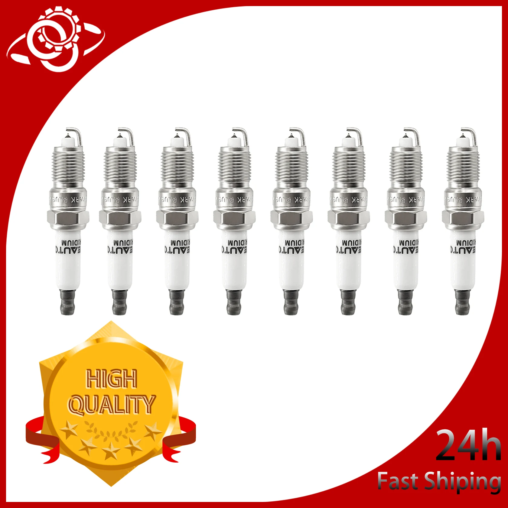 8pcs 41-110 12621258 Iridium Spark Plugs fit For Cadillac CTS Buick Regal GMC Sierra Yukon Chevy Silverado Camaro GMC Hummer