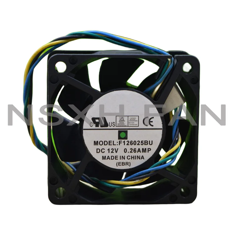 F126025BU 6CM CM 6025 12V 0.26A BALL 3WIRES TEMPERATURE CONTROL FAN